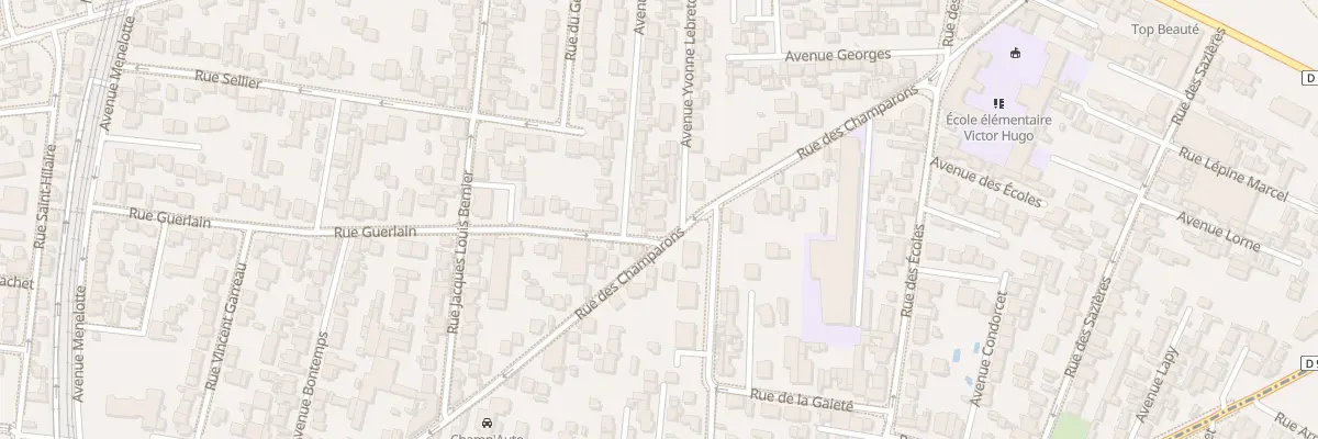 Plan du 75 Rue des Champarons à Colombes