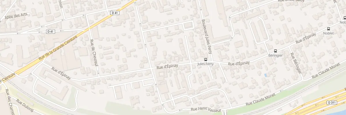 Plan du 43 Rue d’Epinay à Argenteuil