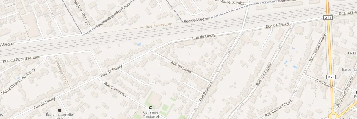 Plan du 18 Rue de Liège à Clamart