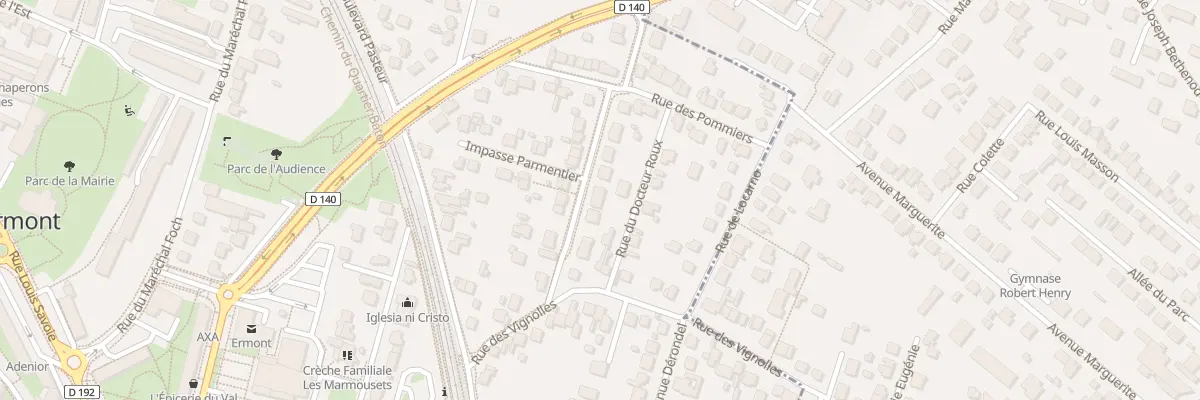 Plan du 6 Rue Parmentier à Ermont