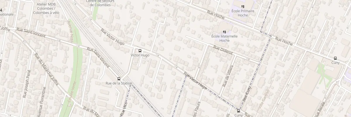 Plan du 105 Rue Victor Hugo à Colombes