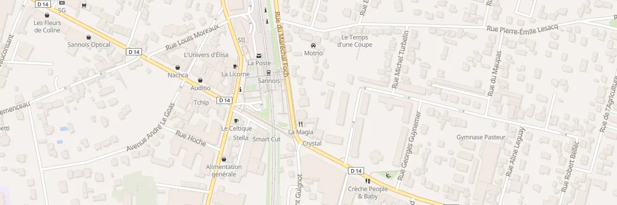 Plan du 4B Rue du Marechal Foch à Sannois