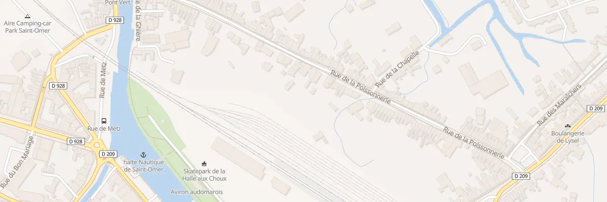Plan du 63 Rue de la Poissonnerie à Saint-Omer