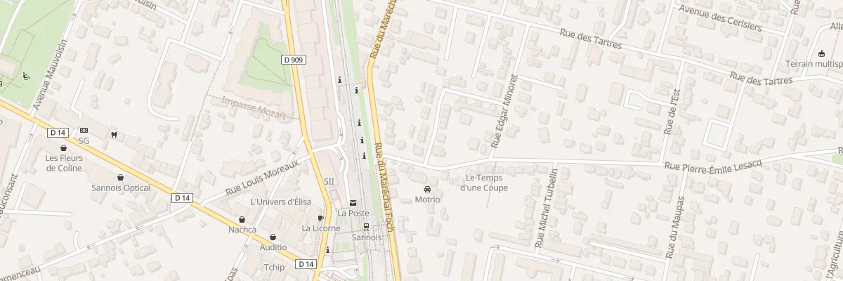 Plan du 6 All de la Residence à Sannois