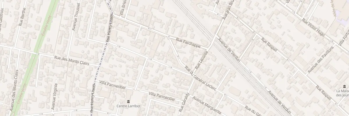 Plan du 103 Rue du Général Leclerc à Bois-Colombes