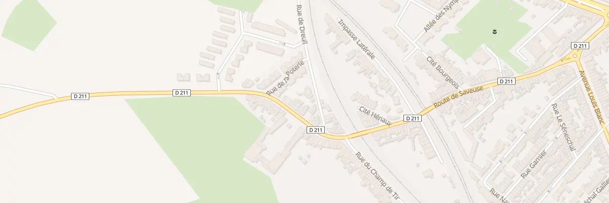 Plan du 180 Rue de Saveuse à Amiens