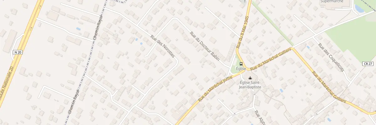 Plan du 20 Rue des Norottes à Leuville-sur-Orge