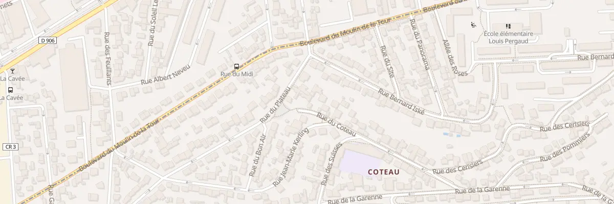 Plan du 5 Rue du Coteau au Plessis-Robinson