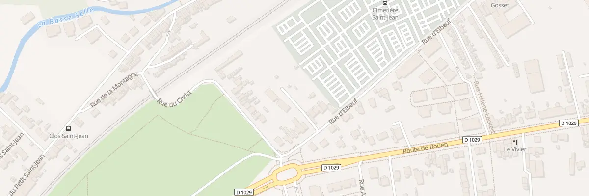 Plan du 388 Rue d’Elbeuf à Amiens