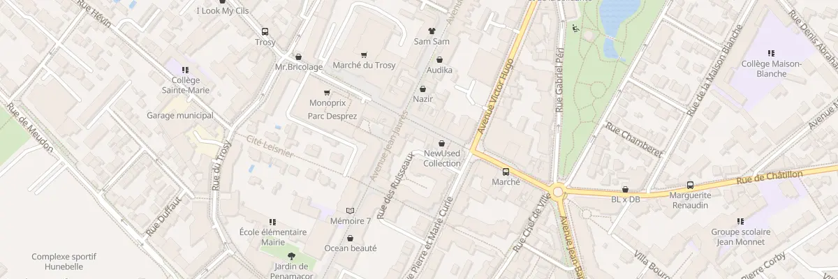 Plan du 21 Rue P Vaillant Couturier à Clamart