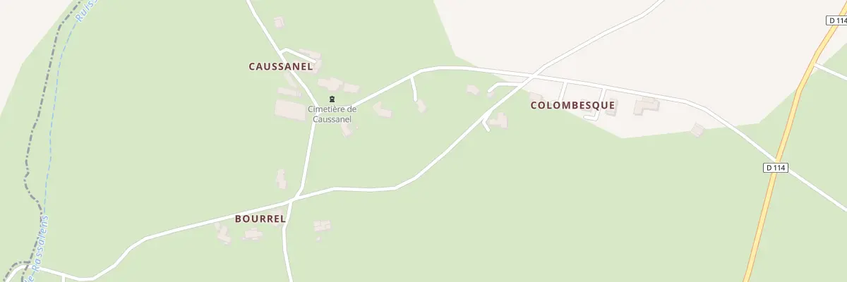 Plan du 467 Rte de Caussanel à Saint-Grégoire