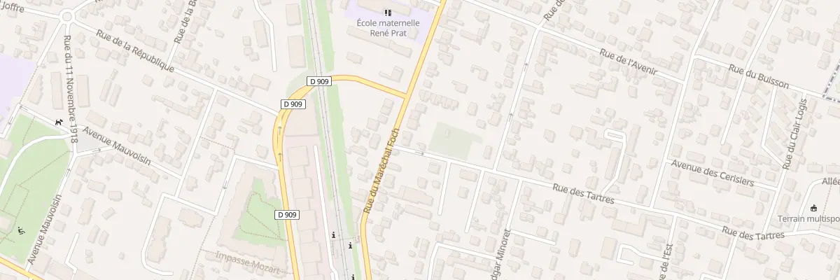 Plan du 60 Rue du Marechal Foch à Sannois