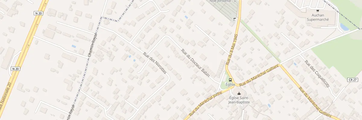 Plan du 11 Rue du Docteur Babin à Leuville-sur-Orge