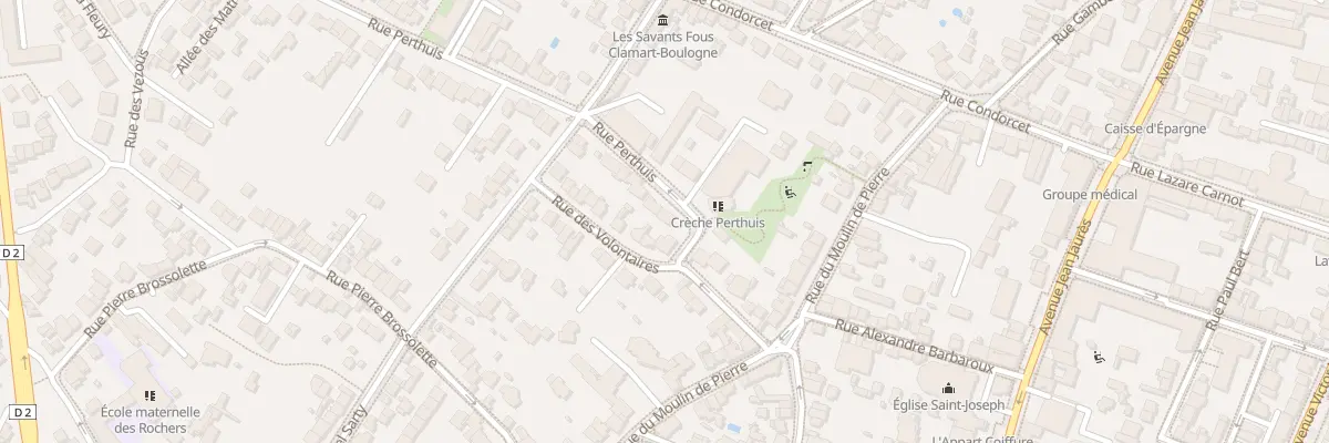 Plan du 15 Rue Perthuis à Clamart