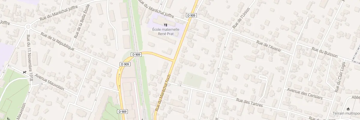 Plan du 70 Rue du Marechal Foch à Sannois