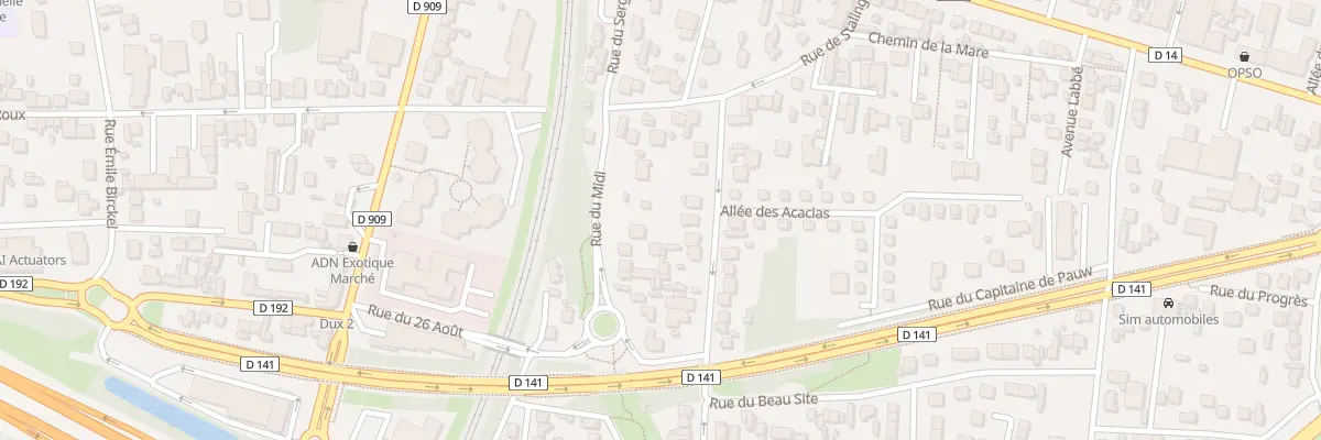 Plan du 10 Rue du Pre Brochet à Sannois