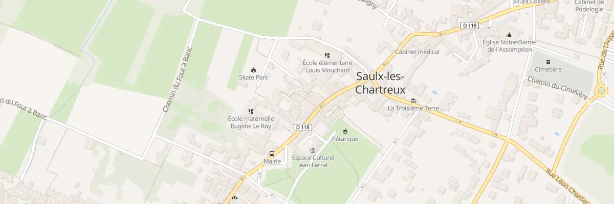 Plan du 54 Rue de la Division Leclerc à Saulx-les-Chartreux