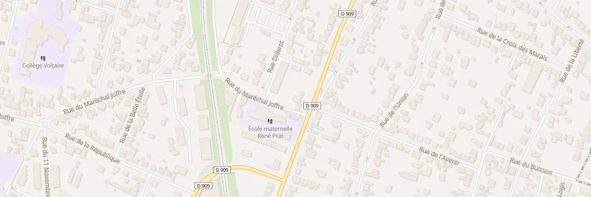 Plan du 83 Rue du Marechal Joffre à Sannois