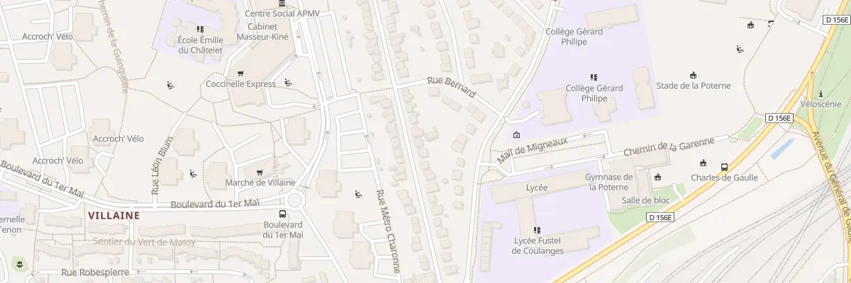 Plan du 36B Rue Jeanne d’Arc à Massy