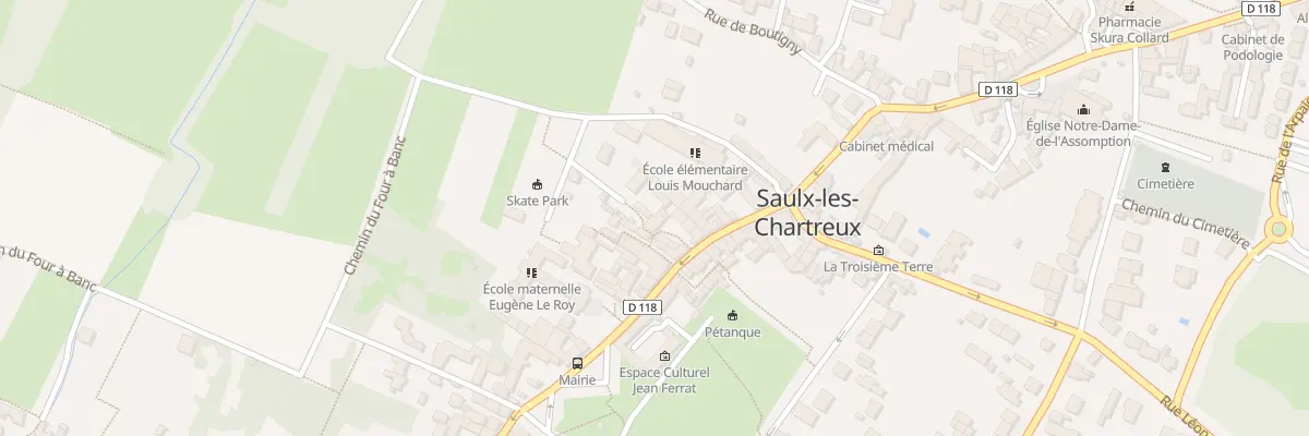 Plan du 52T Rue de la Division Leclerc à Saulx-les-Chartreux