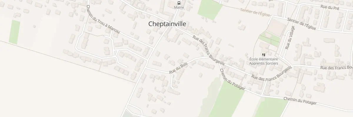 Plan du 6 Rue du Bois à Cheptainville
