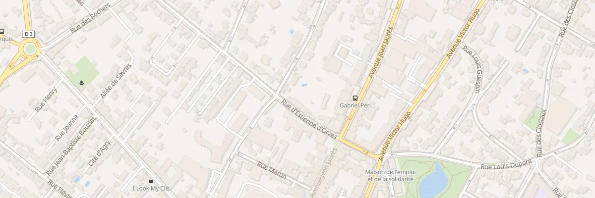Plan du 10 Rue d’Estienne d’Orves à Clamart