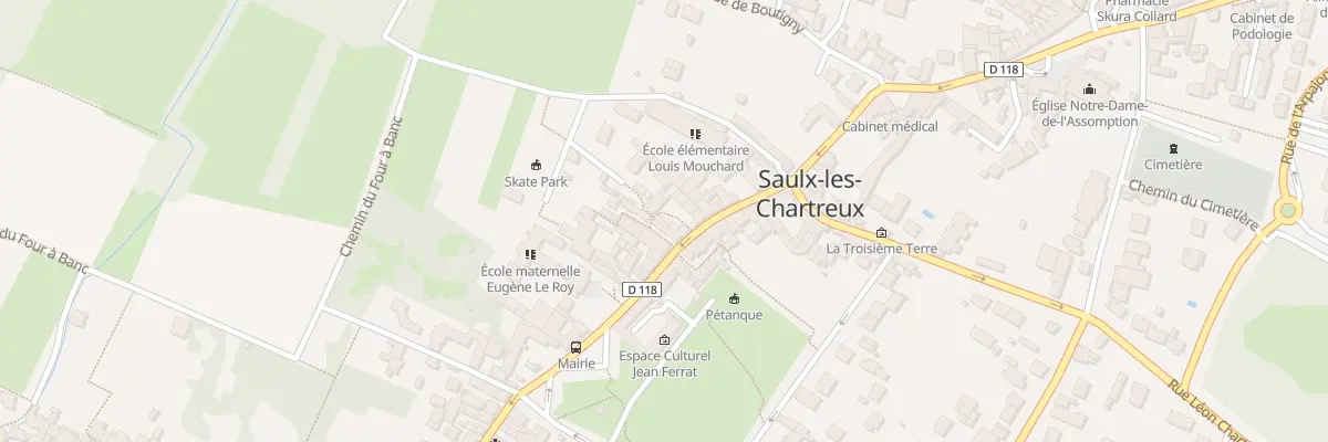Plan du 52 Rue de la Division Leclerc à Saulx-les-Chartreux