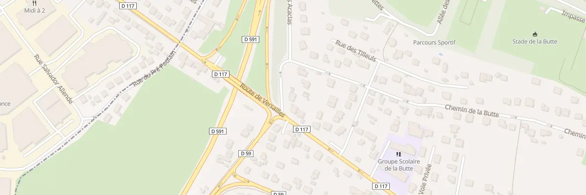 Plan du 3 Rue de la Garenne à Champlan