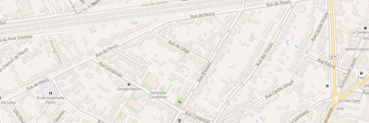 Plan du 21 Rue Brissard à Clamart