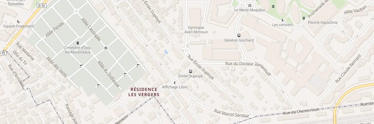 Plan du 62B Rue Emile Duployé à Issy-les-Moulineaux