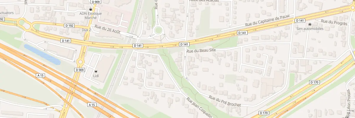 Plan du 30 Rue du Pre Brochet à Sannois
