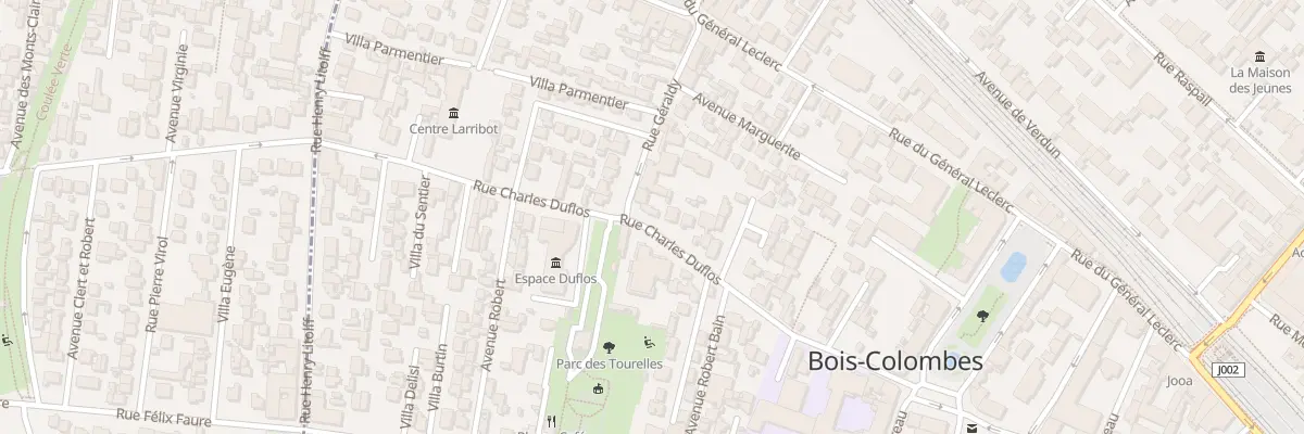 Plan du 56 Rue Charles Duflos à Bois-Colombes