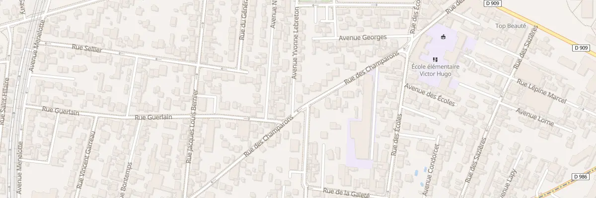 Plan du 79 Rue des Champarons à Colombes