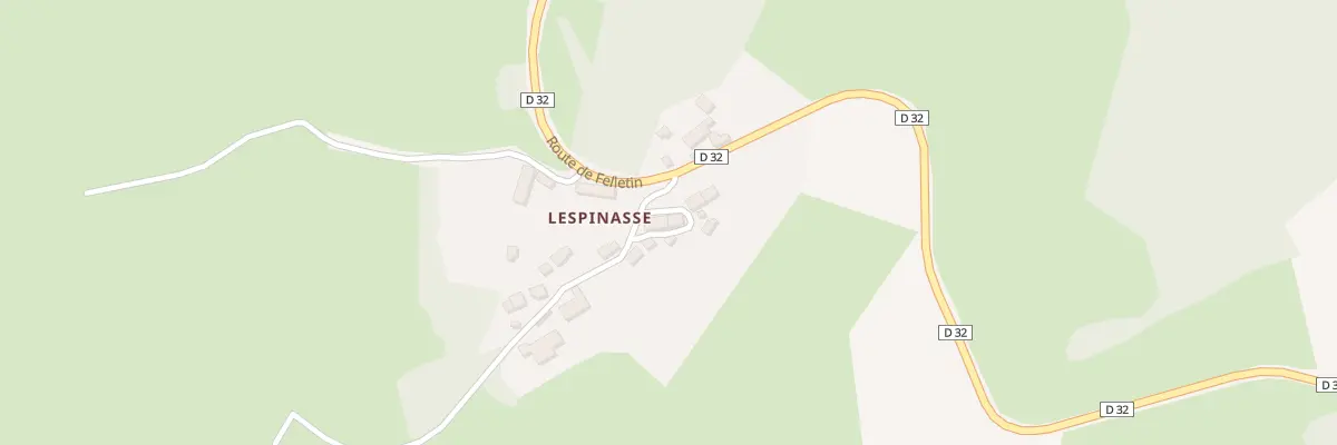 Plan du 3 Lespinasse à Magnat-l’Étrange
