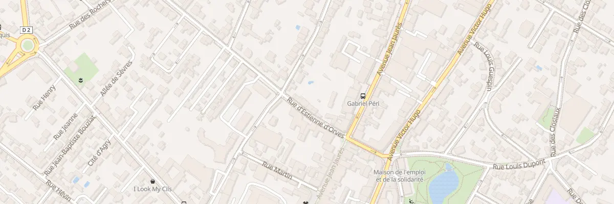 Plan du 8B Rue d’Estienne d’Orves à Clamart