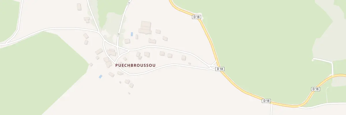 Plan du 3 Puechbroussou à Lacapelle-Viescamp