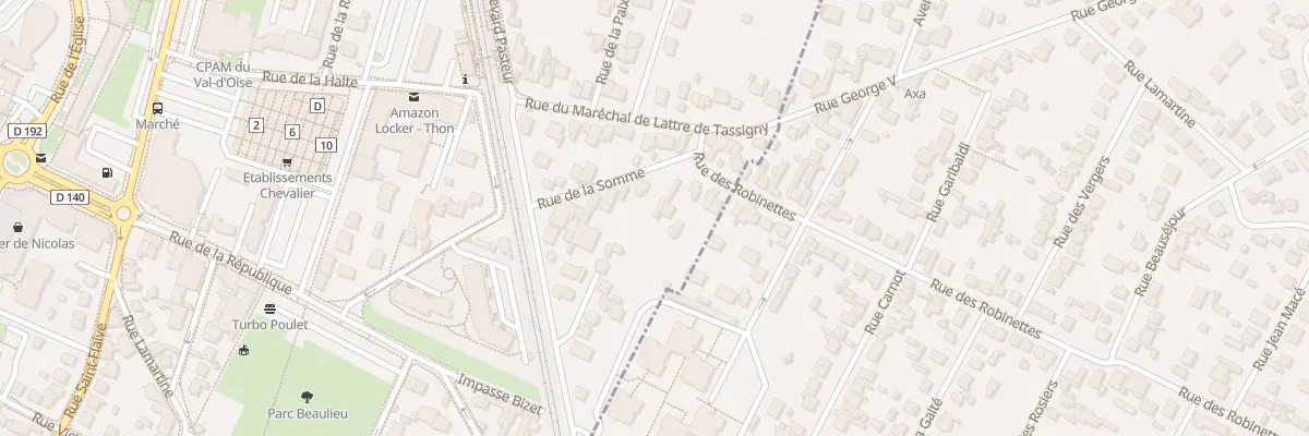 Plan du 1 Rue de la Somme à Ermont