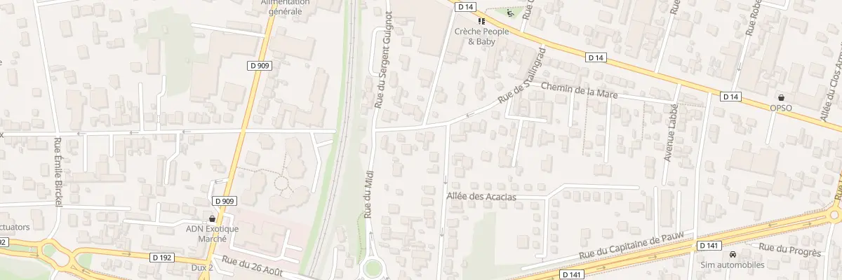 Plan du 15 Rue de Stalingrad à Sannois