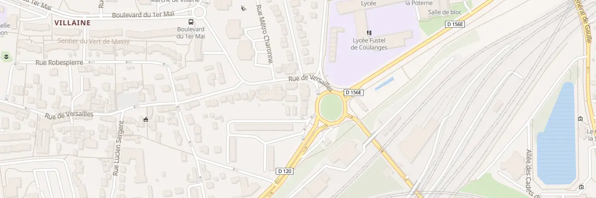 Plan du 1B Rue de Versailles à Massy