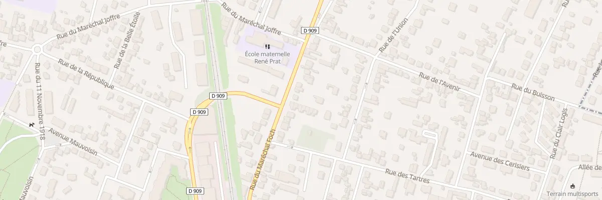 Plan du 76 Rue du Marechal Foch à Sannois