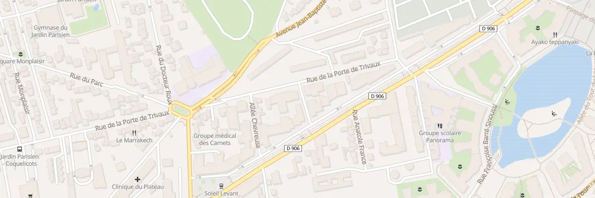 Plan du 29B Rue Porte de Trivaux à Clamart