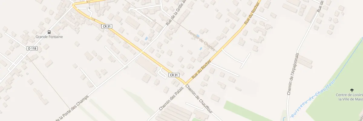 Plan du 58 Rue du Rocher à Saulx-les-Chartreux