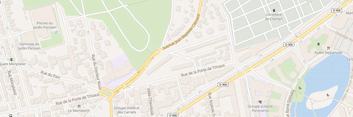 Plan du 147 Av Jean-baptiste Clément à Clamart