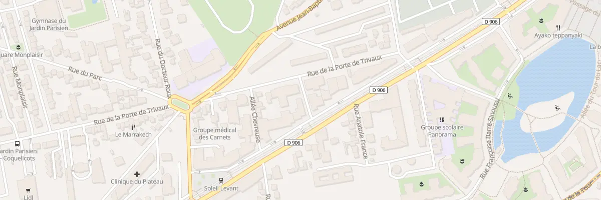 Plan du 98 Av du Gal de Gaulle à Clamart