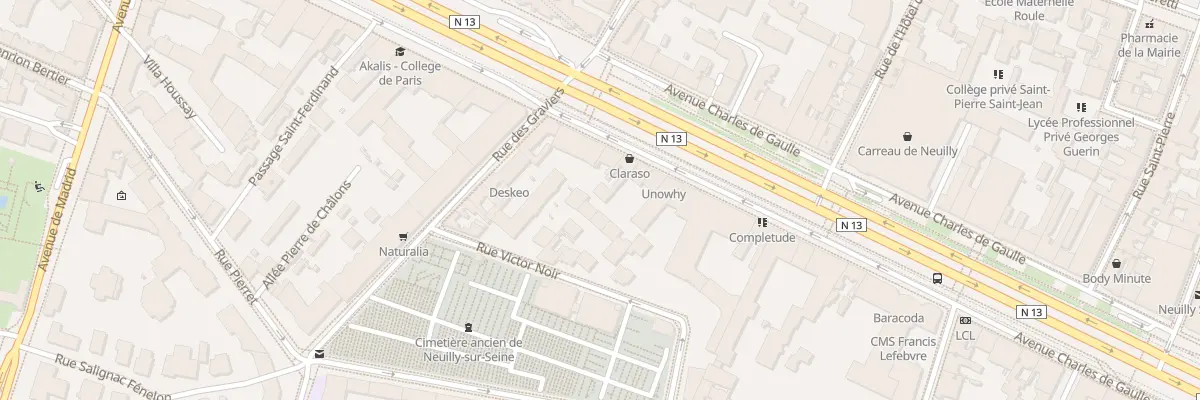 Plan du 149 Av Charles de Gaulle à Neuilly-sur-Seine