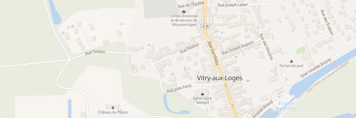 Plan du 7 Rue Pasteur à Vitry-aux-Loges