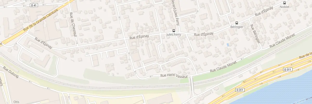 Plan du 56B Rue d’Epinay à Argenteuil