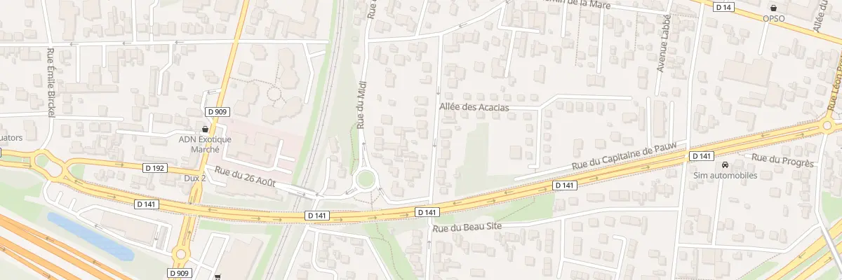 Plan du 14 Rue du Pre Brochet à Sannois