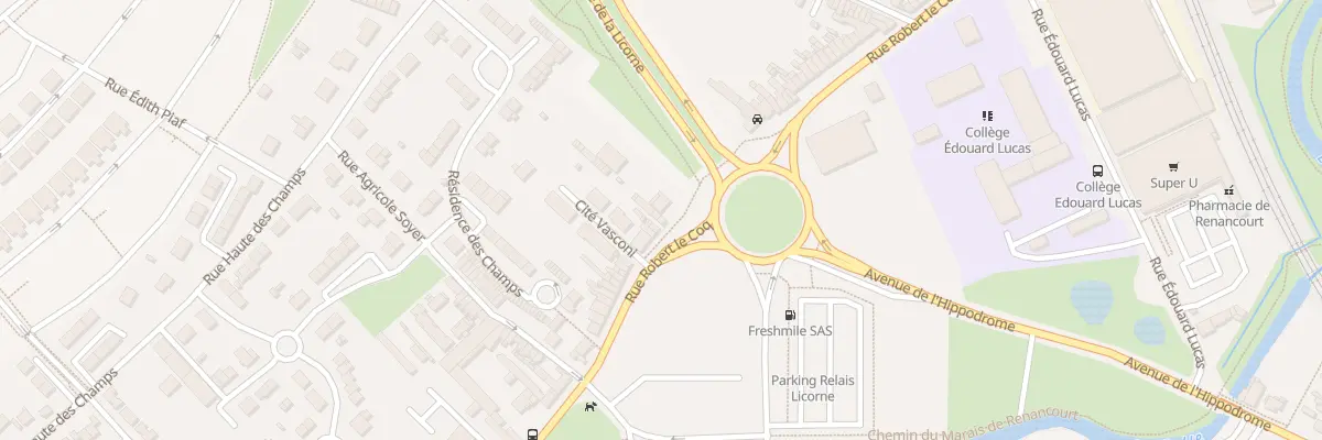 Plan du 324 Rue Robert Lecoq à Amiens