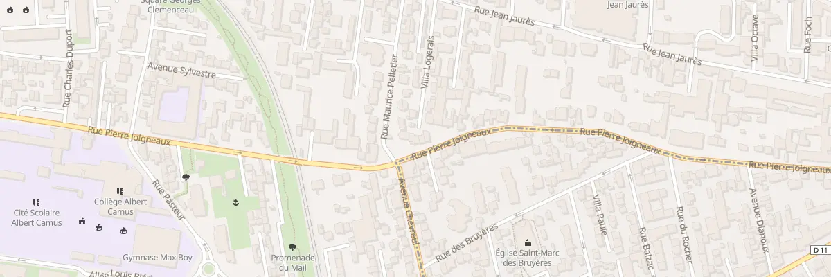 Plan du 72 Rue Pierre Joigneaux à Bois-Colombes